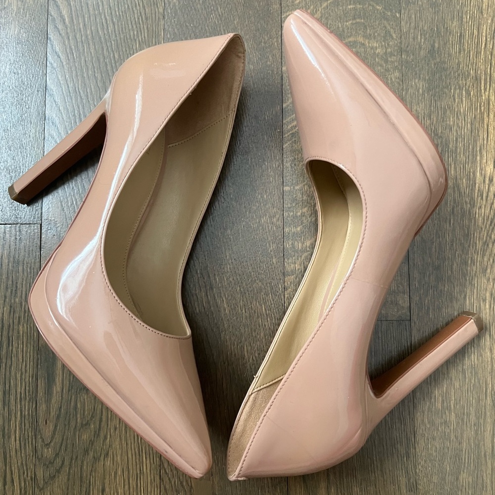 Michael Kors Nude Patent Platform Stiletto Heel Women’s Size 8